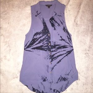 Rock & Republic Studded Tie-Dye Sleeveless Tunic S